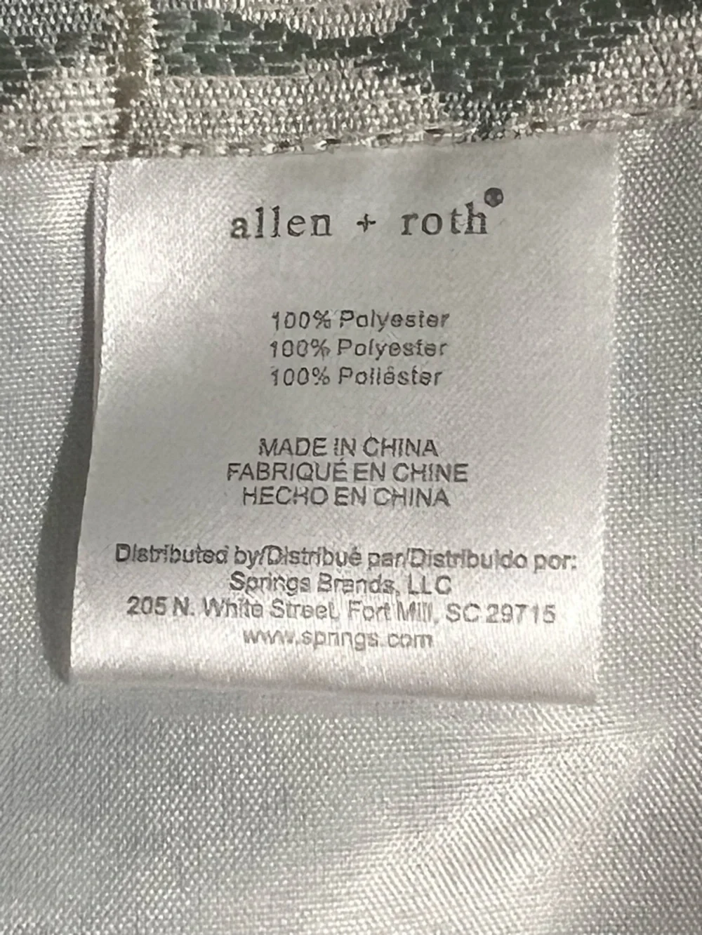 Allen + Roth Curtains 52 x 82 Light Blocking Coastal Blue Tan Heavyweight